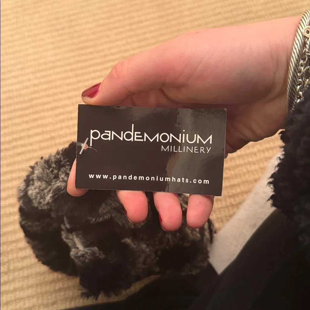 Pandemonium Millinery Faux Fur Headband - Image 4