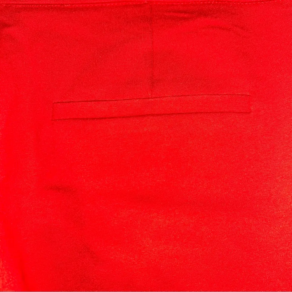 Jules & Leopold Red Pants with Button Accents Women’s Large - Image 7