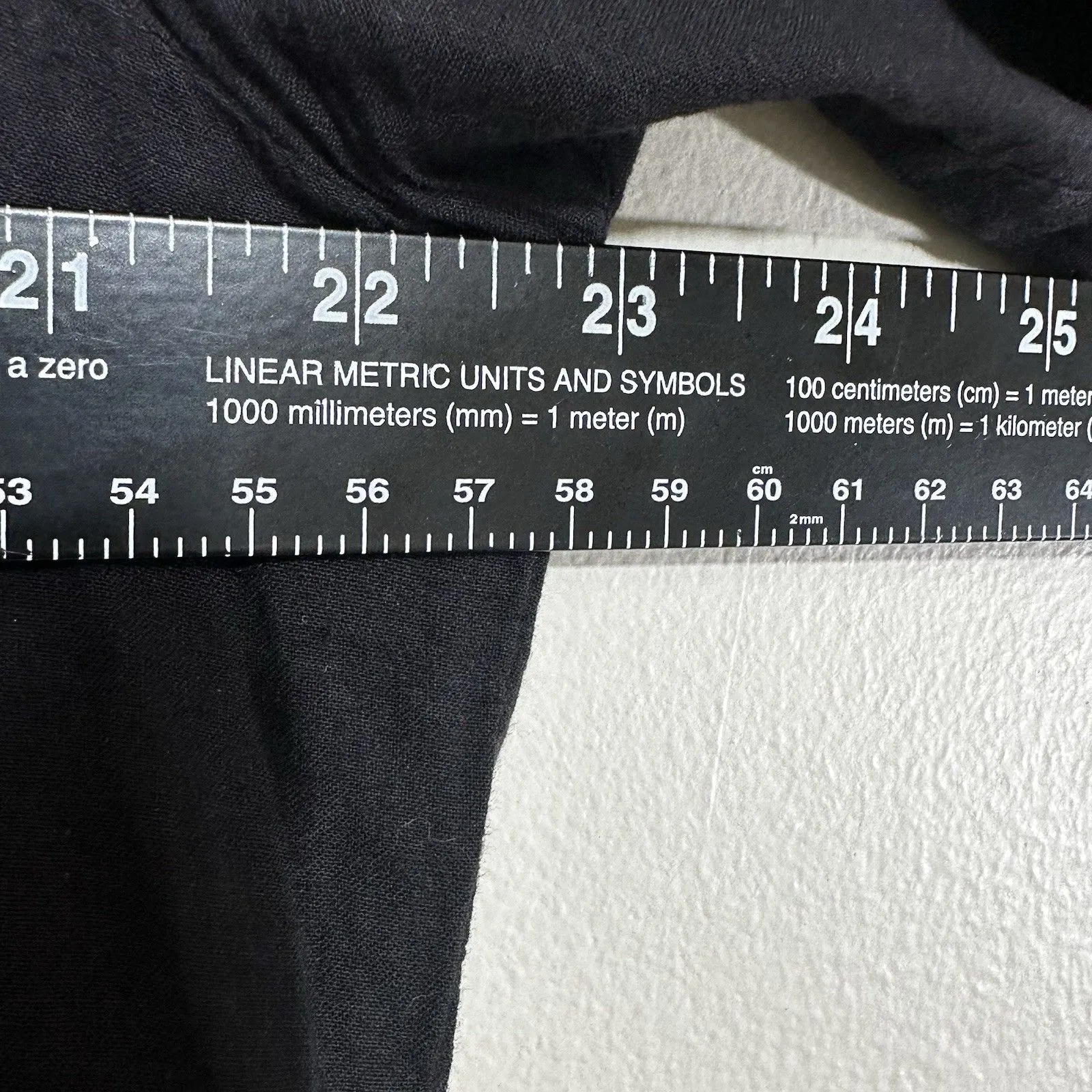 Boho Ethnic Patchwork Tunic Top Black Multicolor V - Image 7