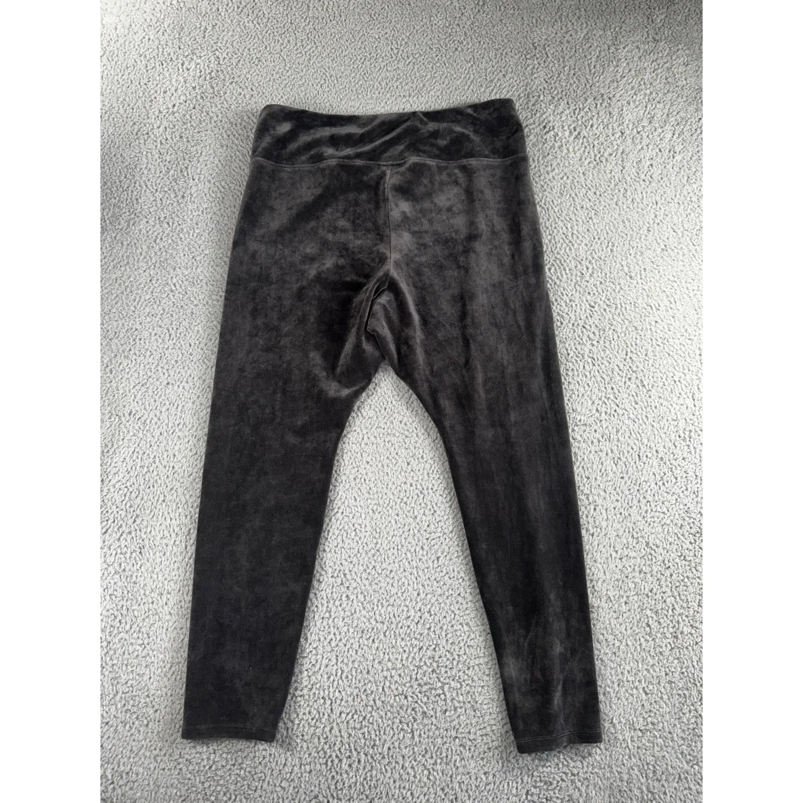 Pure Jill Pull‎ On Pants Women Large Velvet Velour Soft Minimalist Steampunk - Image 2
