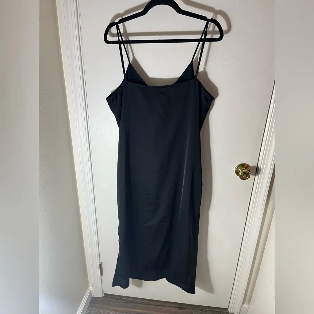 A New Day Black Satin Dress - Image 8