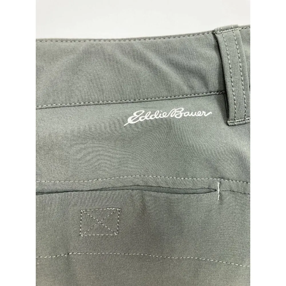 *Eddie Bauer Womens Skort Size 10 Gray Outdoor Activewear Hiking Stretch Casual - Image 3