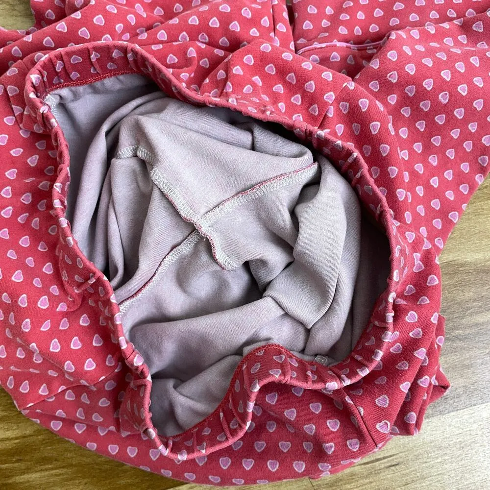 Roller Rabbit Womens Pajama Pants XS Red Hearts Pink Pull On Elastic Lounge Soft - Image 8