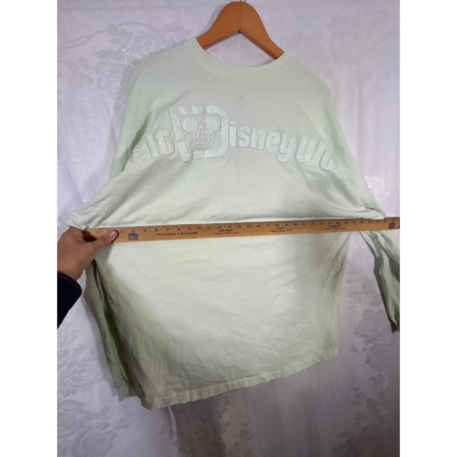 Walt Disney Spirit Jersey XXL Mint Green Sparkle Glitter - Image 7