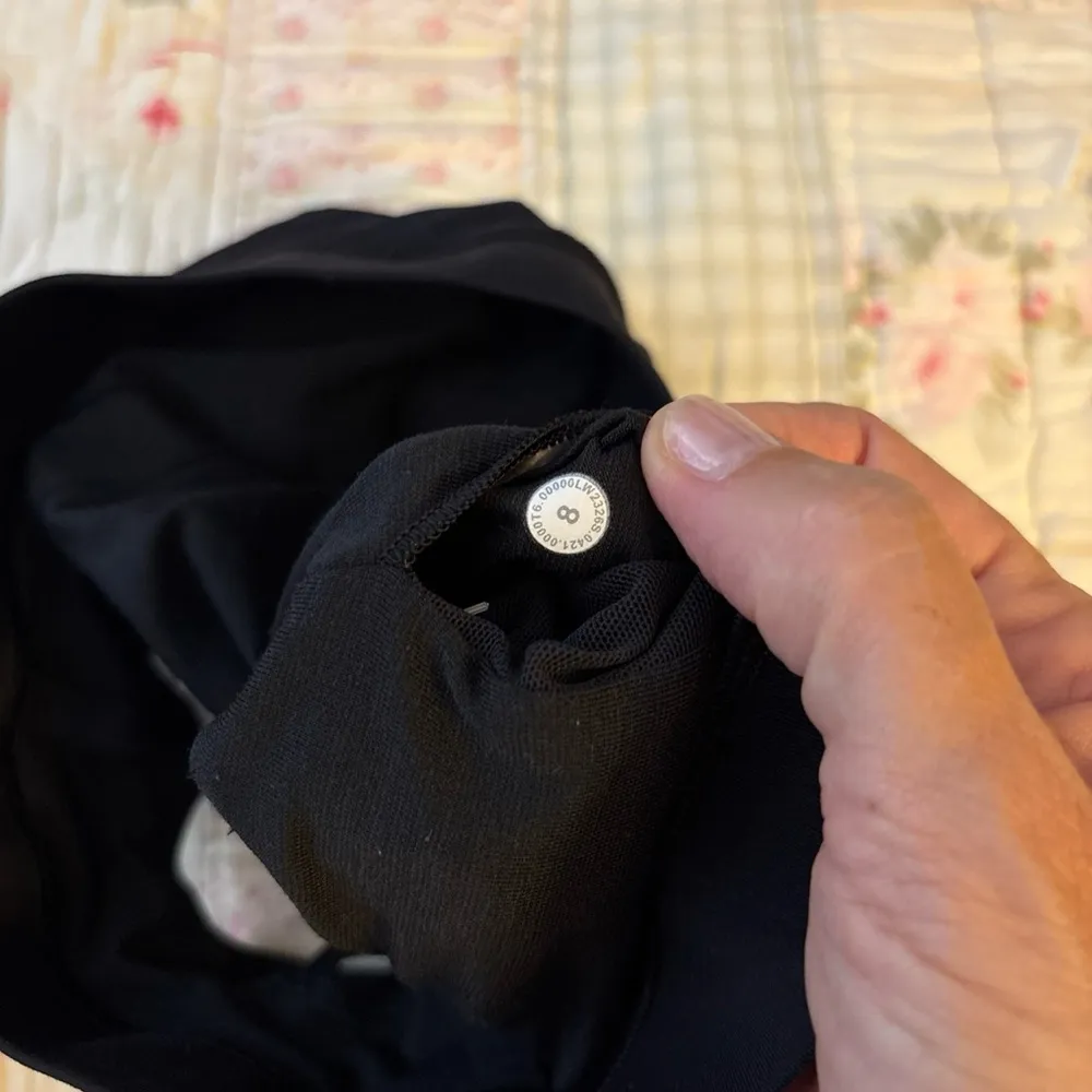 Lululemon Black Racerback Sports Bra - Image 3