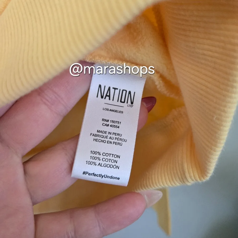 NATION LTD Isabella Tie Cuff Sweatshirt - Image 8