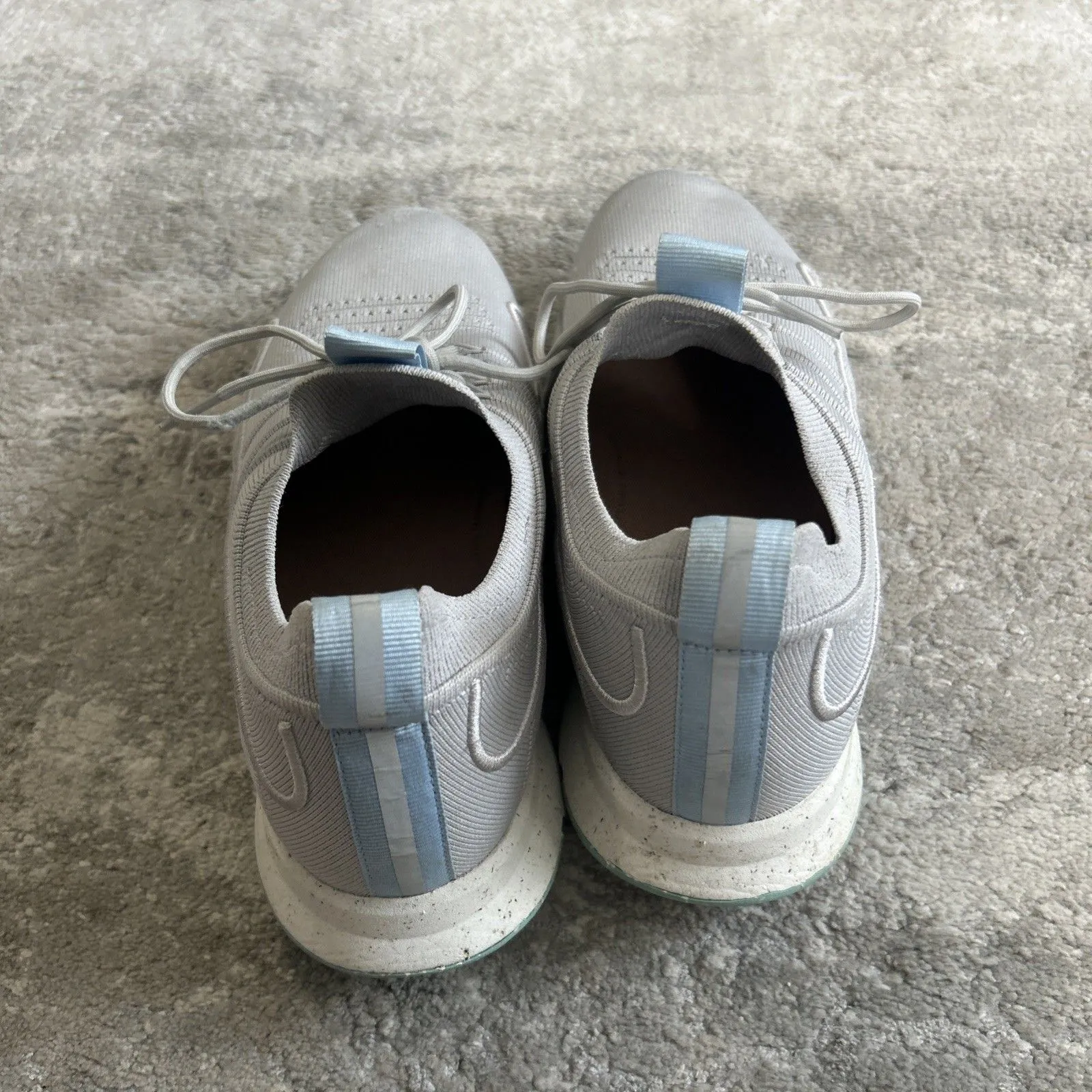 Fitflop Vitamin Shoes Womens 11 Gray Knit Sport Sneakers Mesh EU 43 Lace Up - Image 7