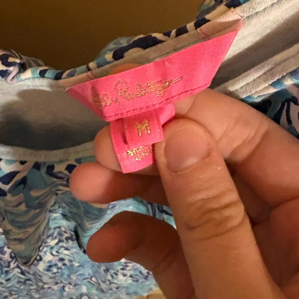 Lilly Pulitzer Alessa Romper in Light Aqua Spritz - Image 5