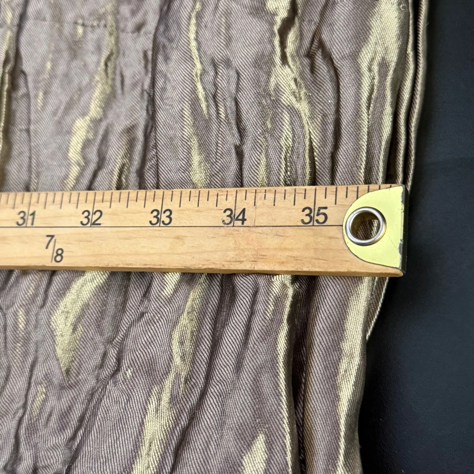 Nicole Miller Ruched Crinkle Metallic Bodycon Dress Size 2 y2k Cocktail Party - Image 12