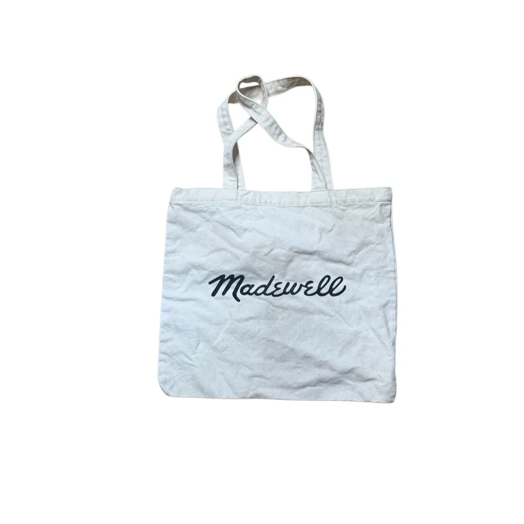 Madewell Reusabale Canvas Bandana Paisley Tote Cream - Image 3