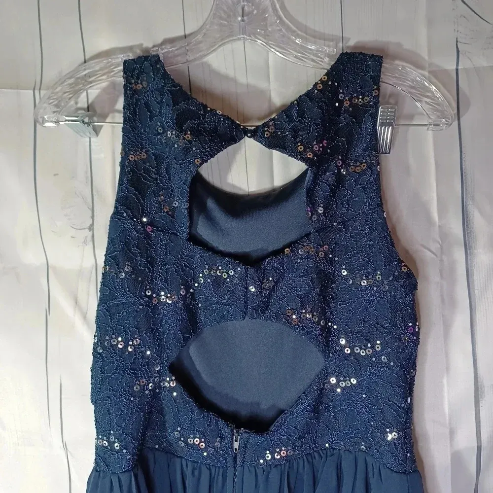 Speechless navy blue sleeveless formal dress - Image 8