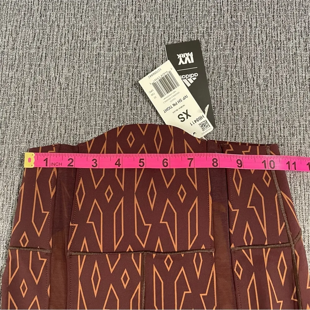 Ivy Park Adidas X  Monogram Sheer Panel Tights - Image 9