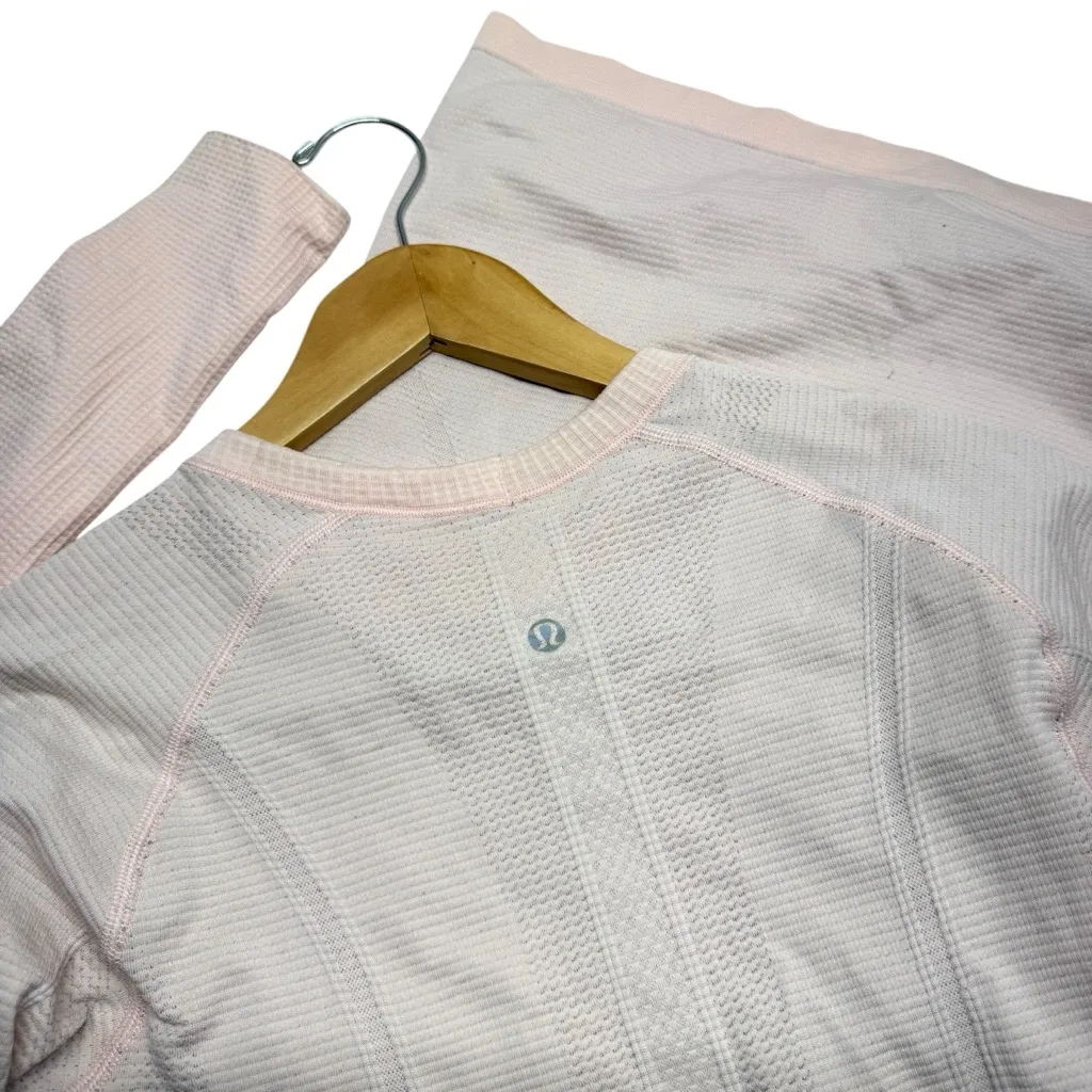 Lululemon Swiftly Tech Long Sleeve Top Baby pink - Image 7