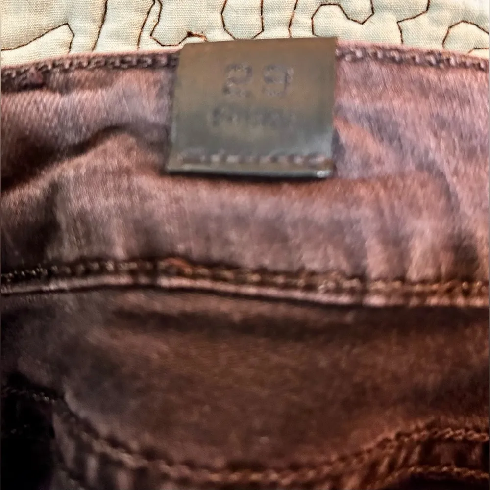 VINCE Stretch Skinny Jeans In The Color Mulberry. Sz 29 - Image 6