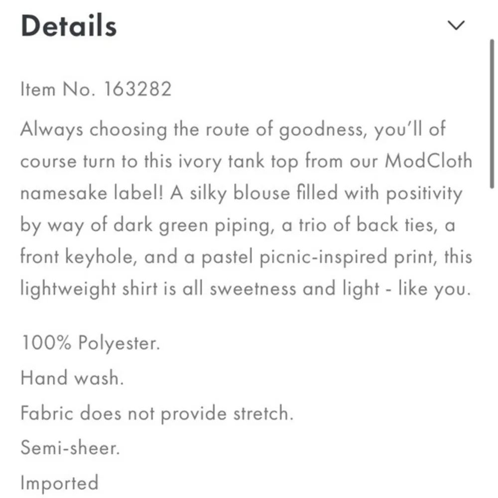 NWT  Do Right Darling Picnic Print Blouse - Image 5