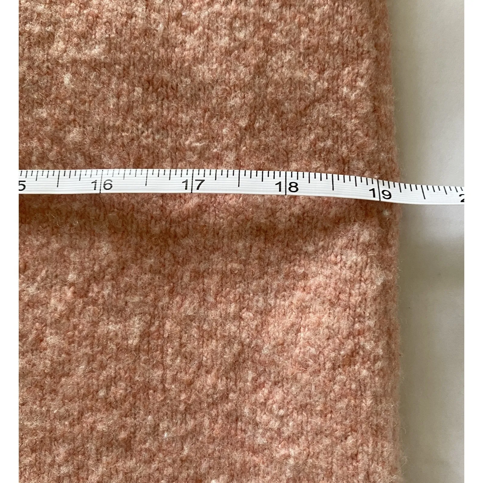 Tommy Hilfiger Pink Cozy Knit Tunic Sweater Long Sleeve Relaxed Fit Sz M - Image 8