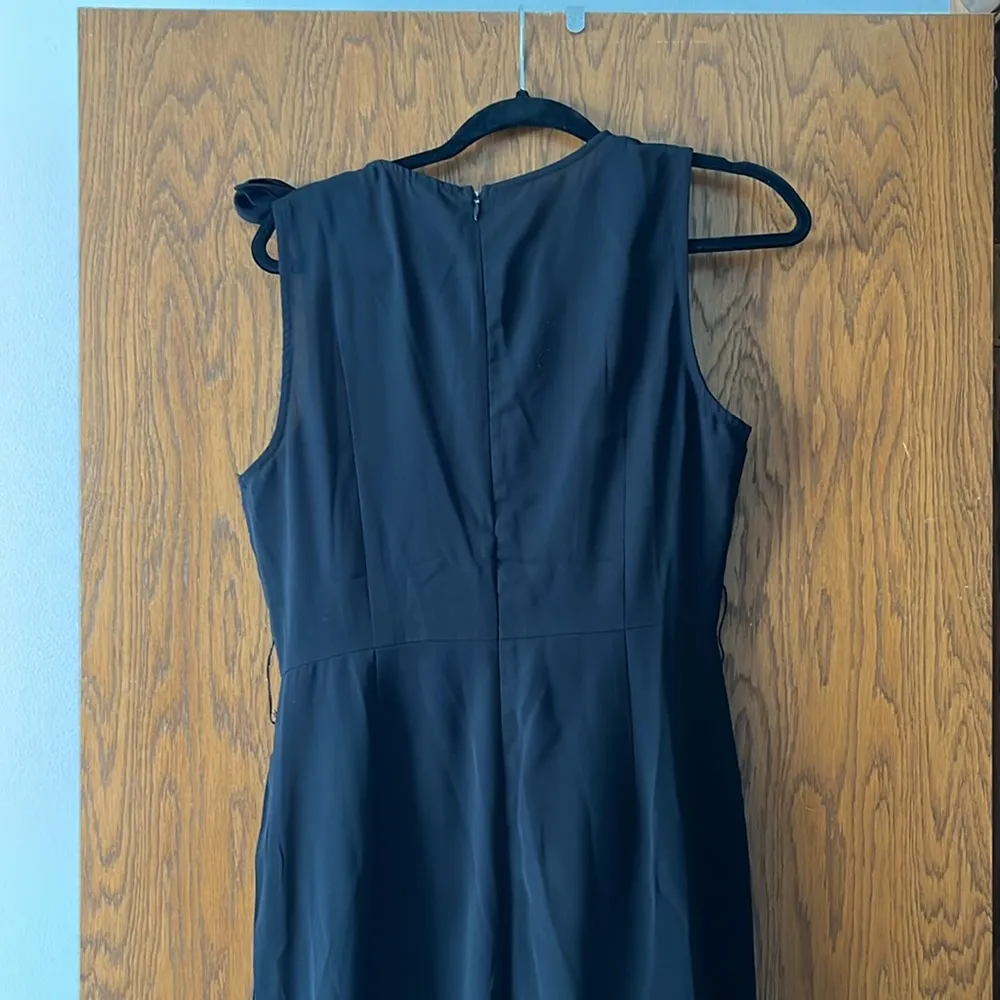 Bowtie shoulder jumpsuit Black Size L - Image 5