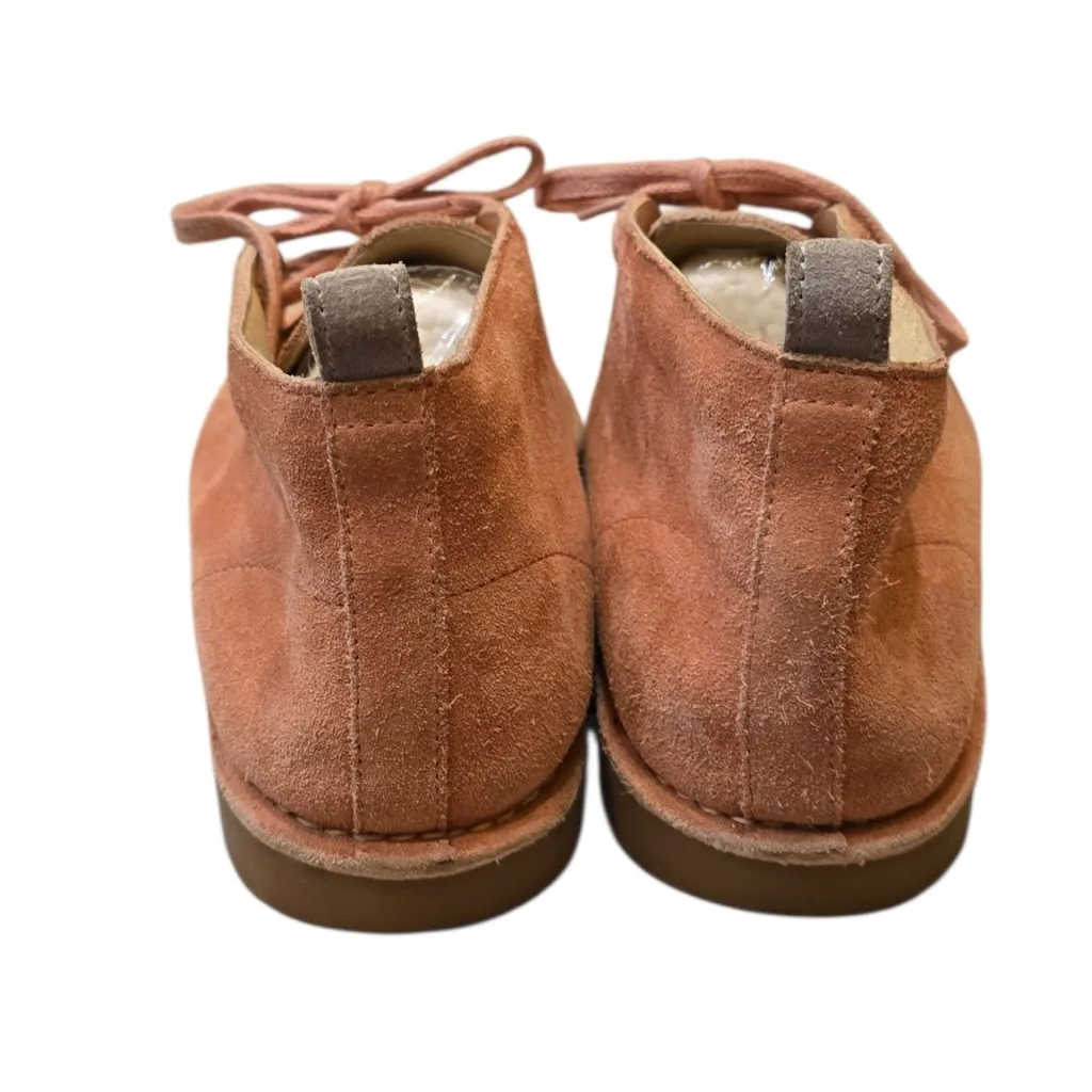 Mini Boden Pink Suede Lace Up Shoes Size 39 - Image 2