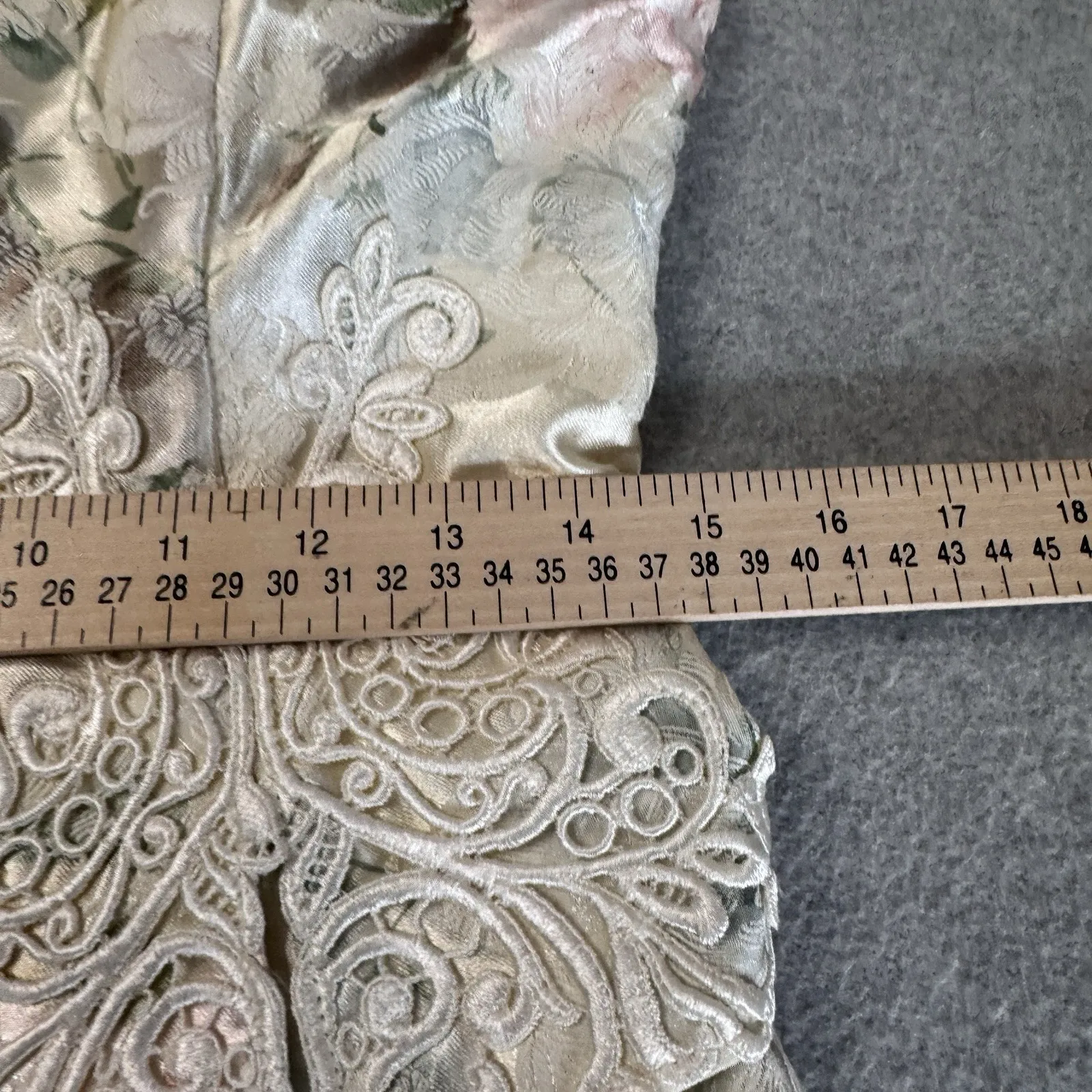 Vintage 80s Scott McClintock Dress Womens 8 White Floral - Image 13