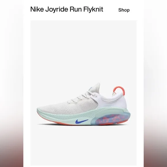 Nike joyride run flyknit pink and white Sneakers - Image 2