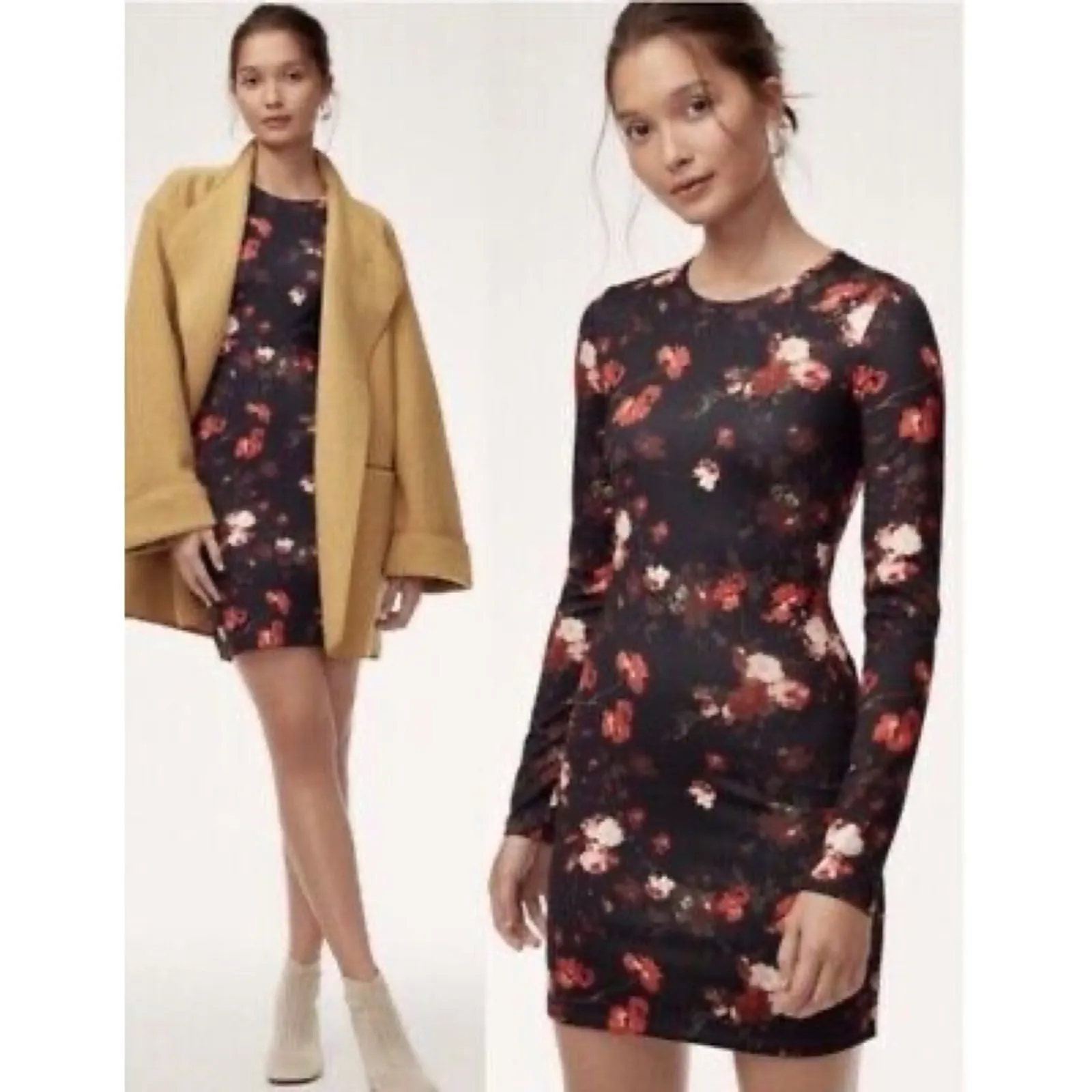 Aritzia Wilfred Fleure Floral Mini Dress XS - Image 2