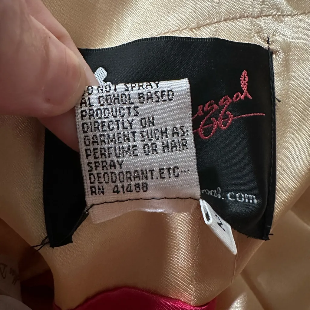 NWT Mac Duggal embellished short prom homecoming event dress 81928N fuschia sz 2 - Image 5