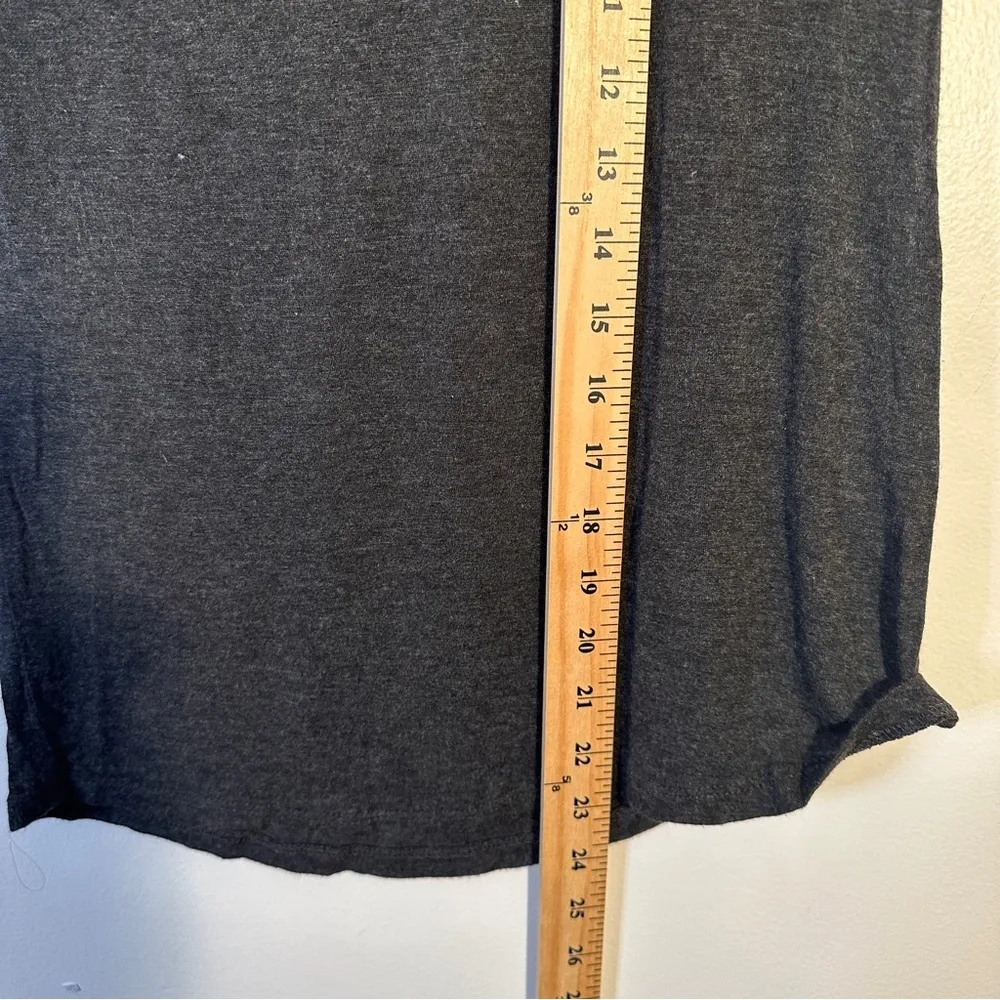 Adam Levine Grey Mesh V Neck Blouse Size XS - Image 6