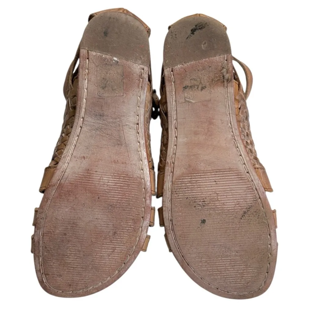 EUC Bed Stu Leather Claire Caged Sandals
Tan Size 8 - Image 13