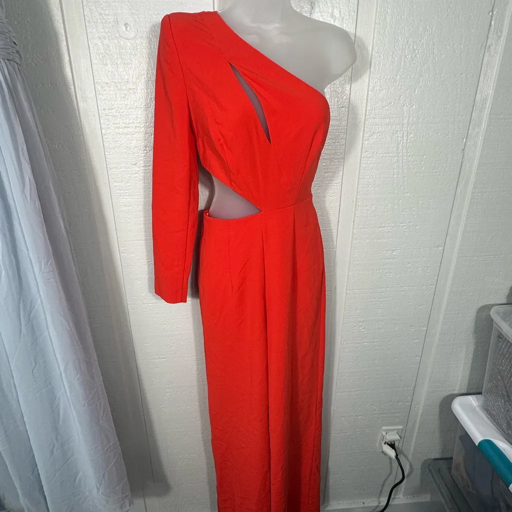 Sergio Hudson x Target Red One Shoulder Cut - Image 3