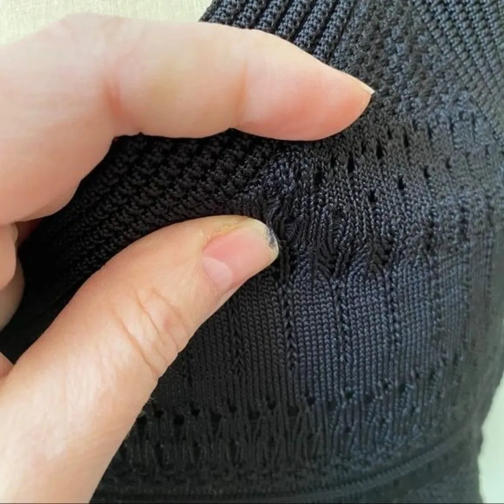 Cache Black Cocktail Bodycon Dress - Image 13