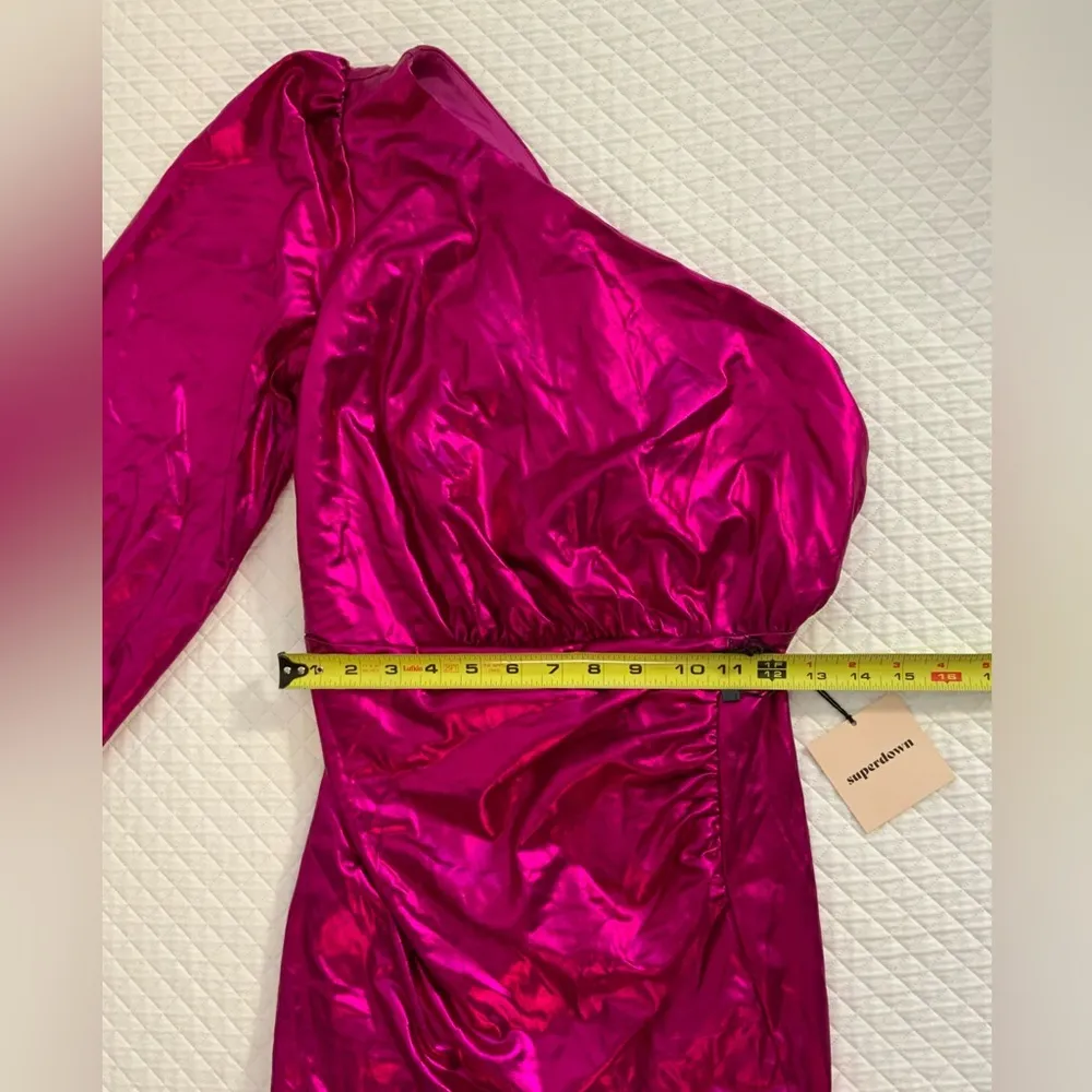 Superdown Marceline One Shoulder Dress - Image 9