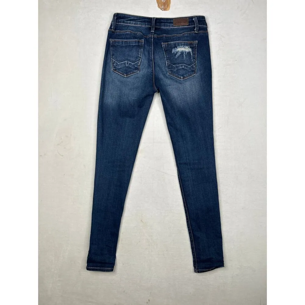 Cult of Individuality Gypsy Zen Midrise Women's Skinny Jeans Size 27 Blue - Image 10