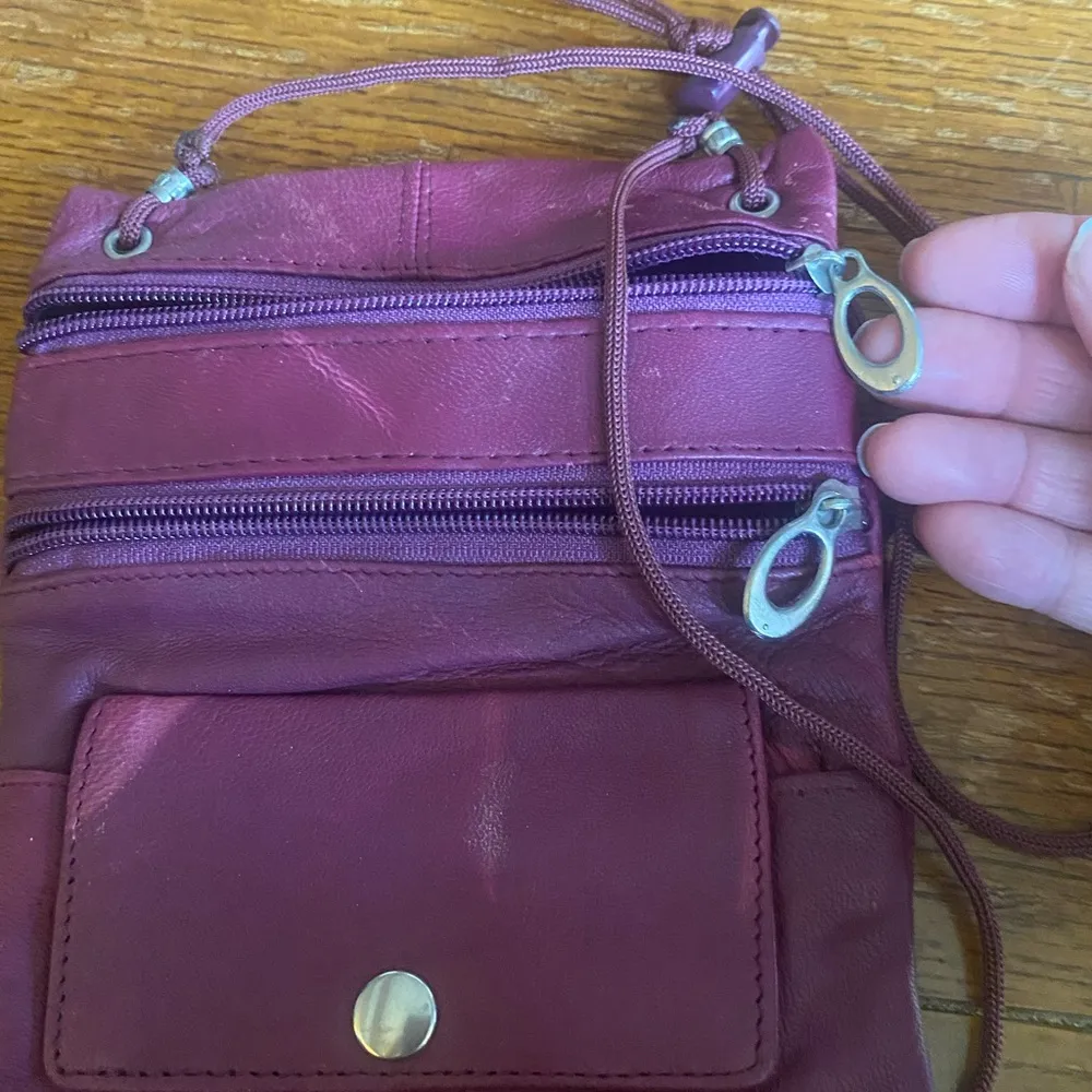 3 Zipper purplish pink Travel Pouch Bag - Image 7