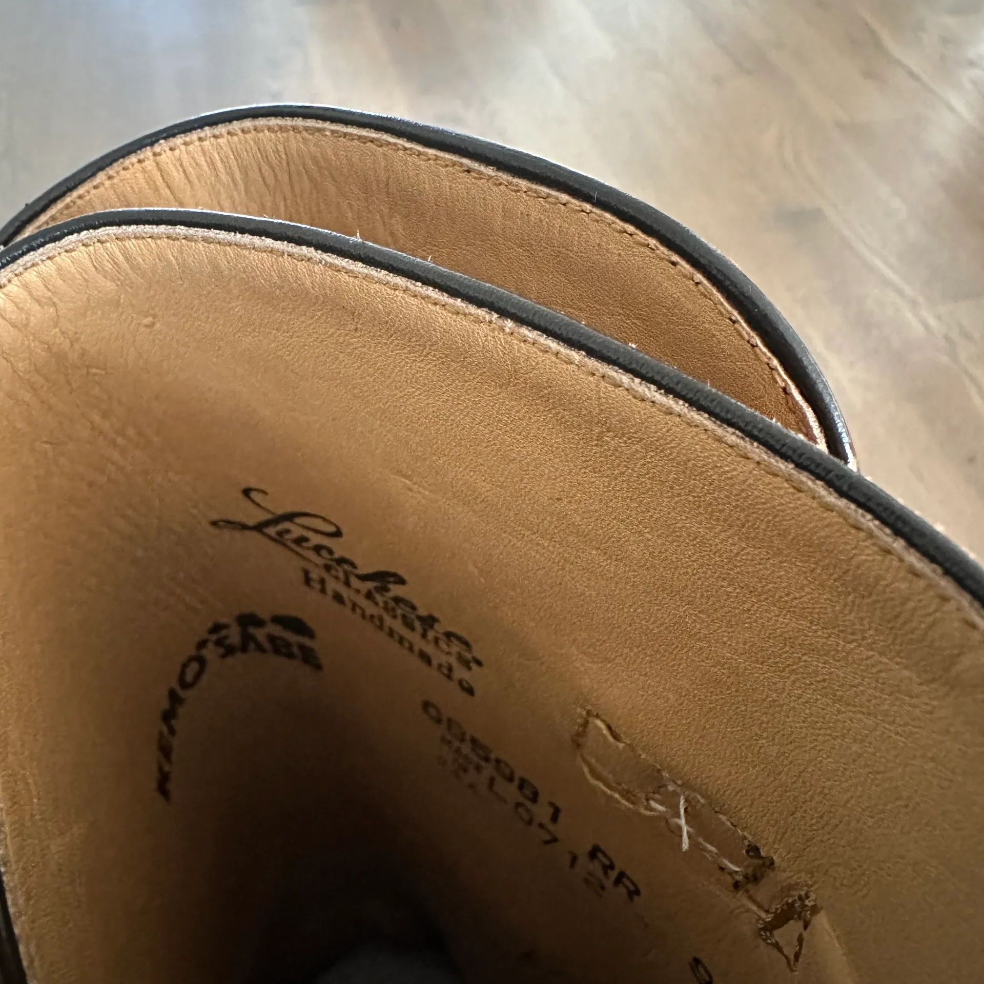 Kemosabe +  Tall Buckle Leather Equestrian Riding Boot Brown & Tan 9M - Image 8