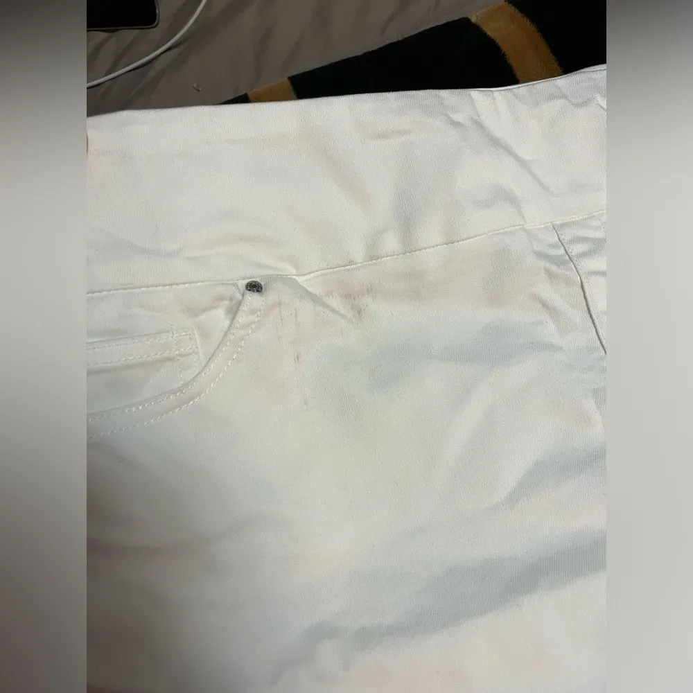 NWT! S.C. & Co. Womens Casual Denim Skort White Size XL - Image 10