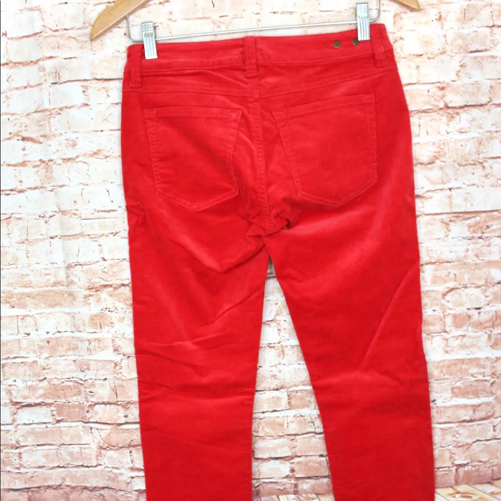 CAbi Jeans | Red Corduroy Skinny Fit Pants - Image 10