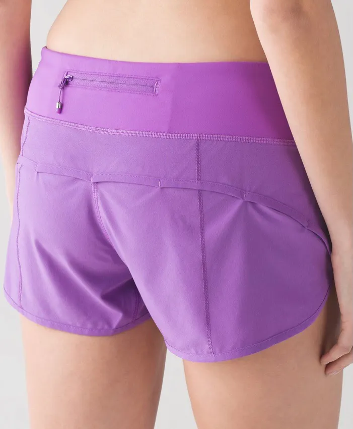 Lululemon Speed Short in Moonlit Magenta - Image 2