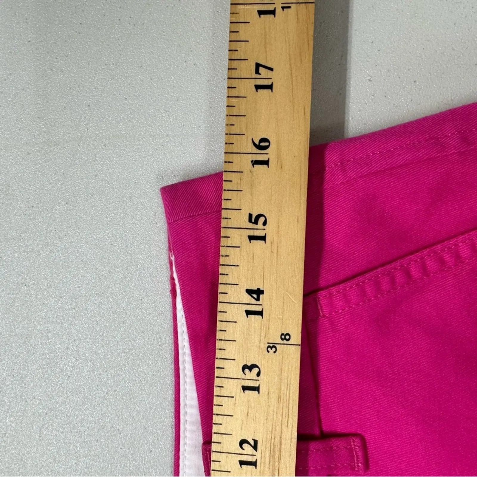 J Crew Hot Pink Chino Dressy Shorts Womens 4 Classic Preppy Barbie Core 3 1/2In - Image 5