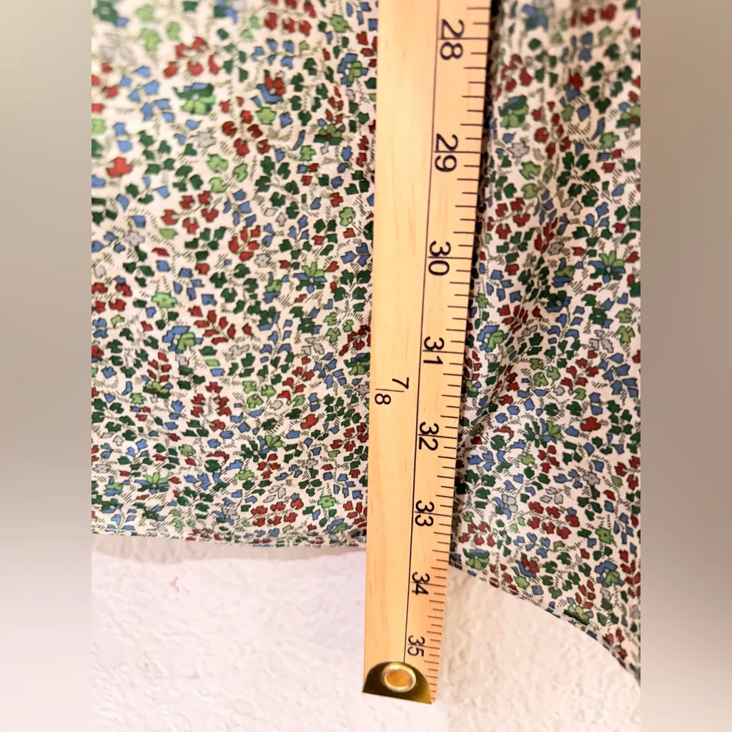 DÔEN Opal dress with a green and red floral print bohemian dress , romantic Size XS - Image 9