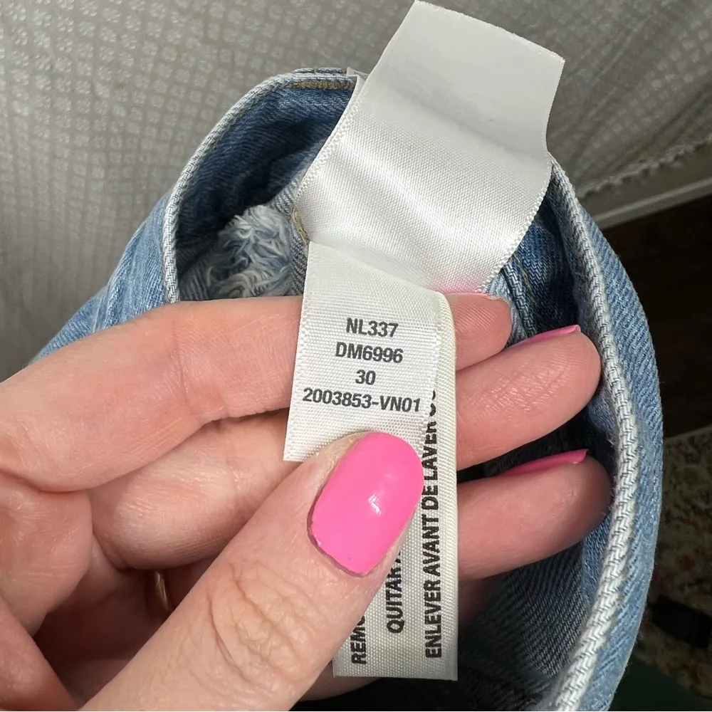 Madewell Light Wash Pleated Denim‎ Mini Skirt - Image 6