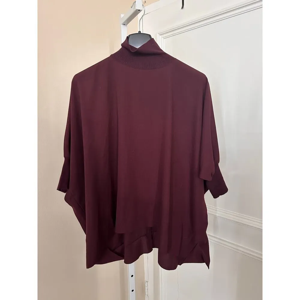 Babaton Aritzia Hamish Mock Neck Oversized Sweater Blouse size XS - Image 5