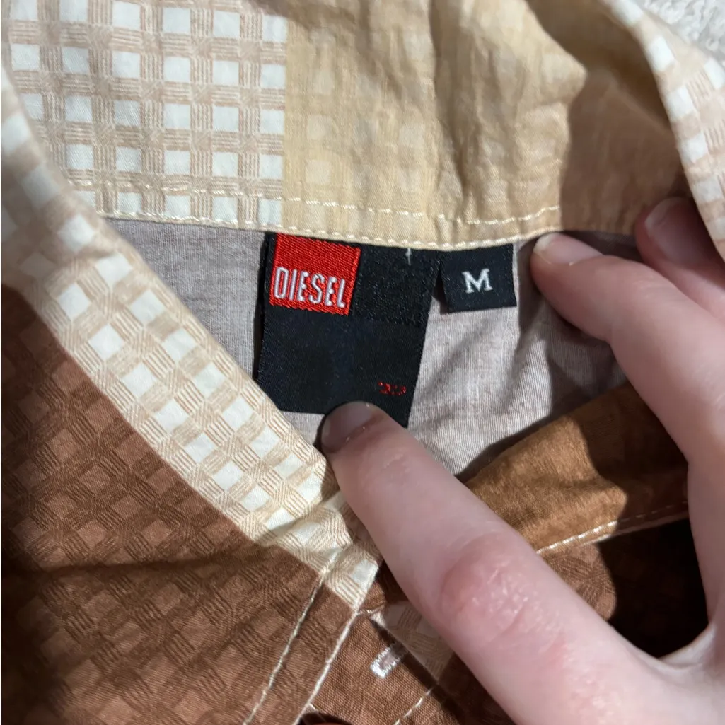 Diesel medium button down shirt - Image 3