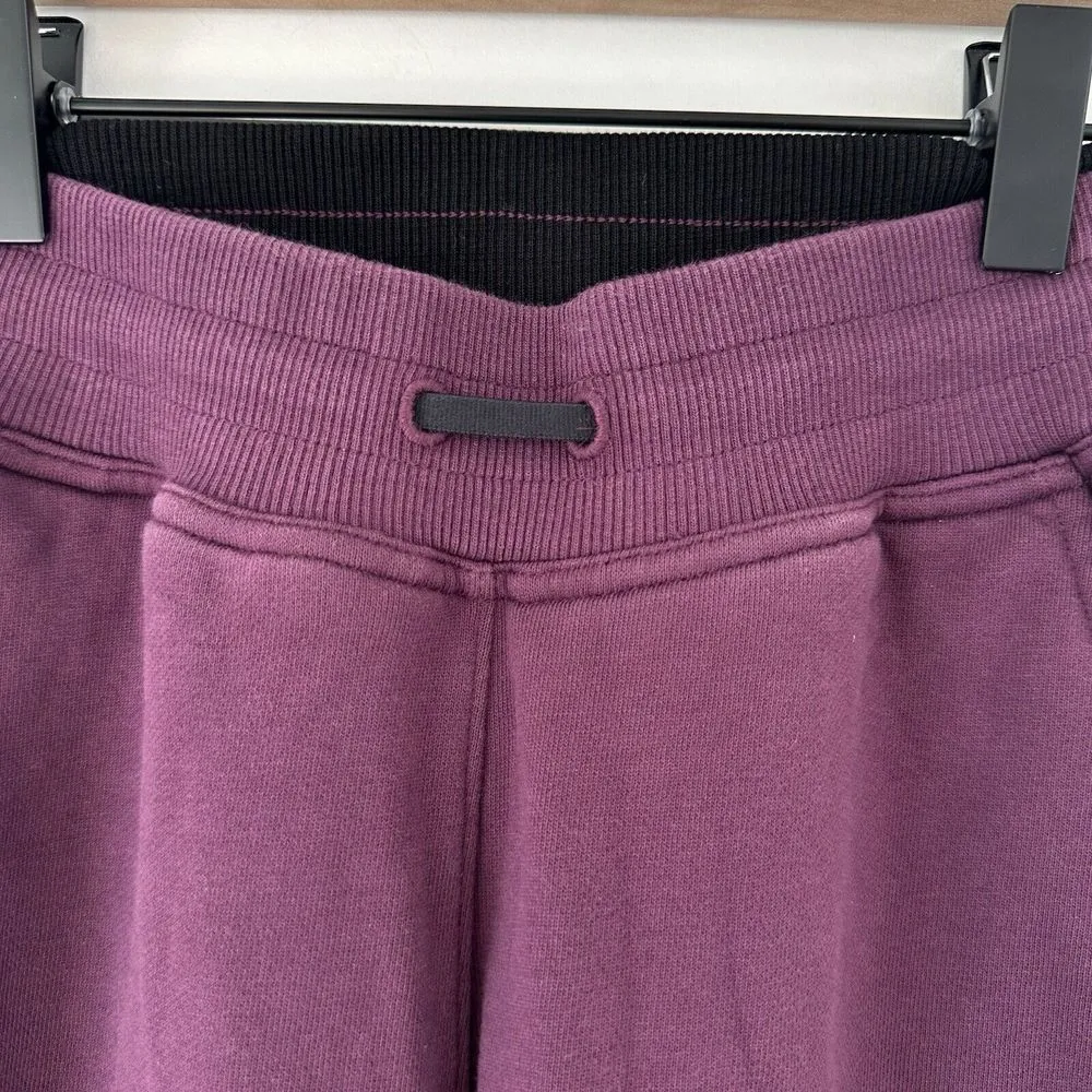 OUTDOOR VOICES Womens XS French Terry‎ Cotton Jogger Sweatpants Purple Pickup - Image 4