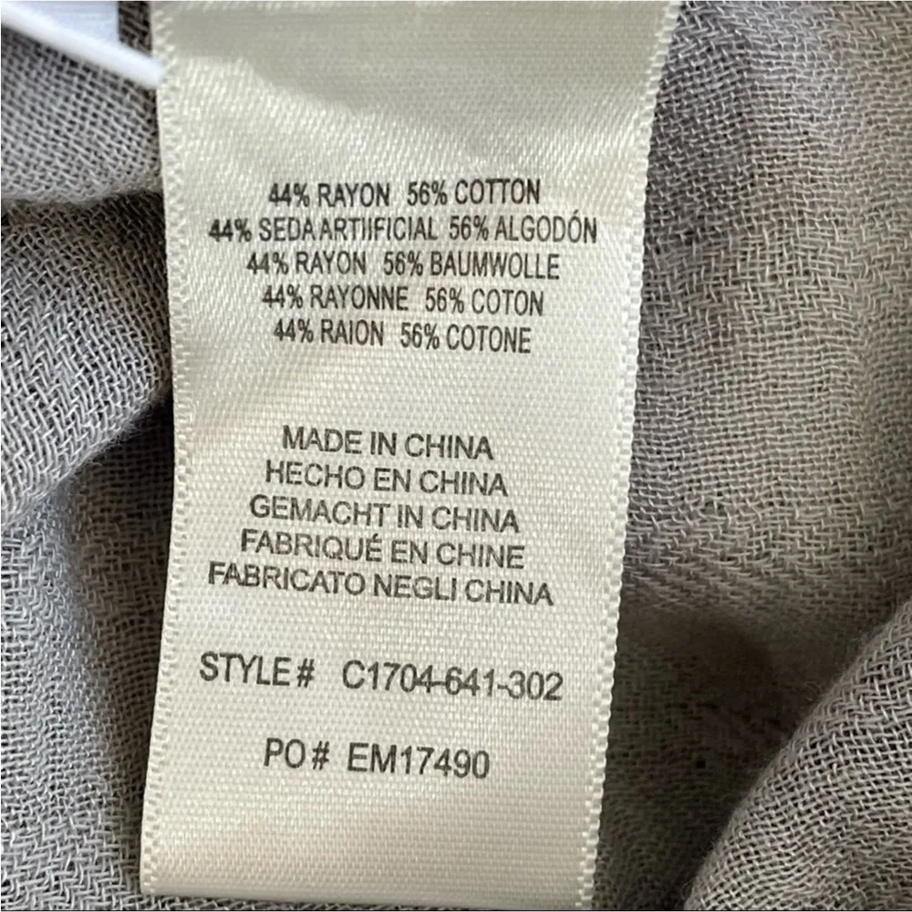 Cloth & Stone Plaid Tie Top - Image 6