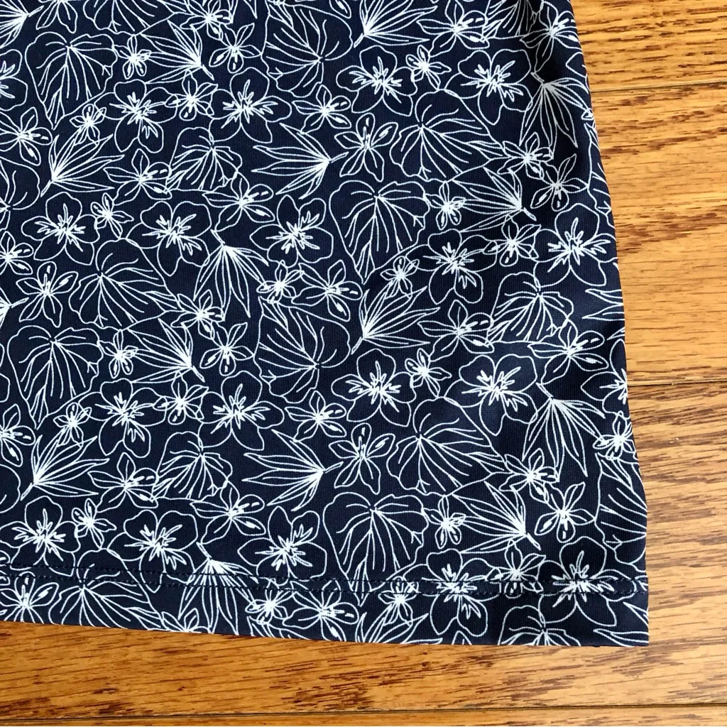 Vineyard Vines Palmero Nautical Golf Polo Shirt Navy Blue Women's Size M NWOT - Image 5