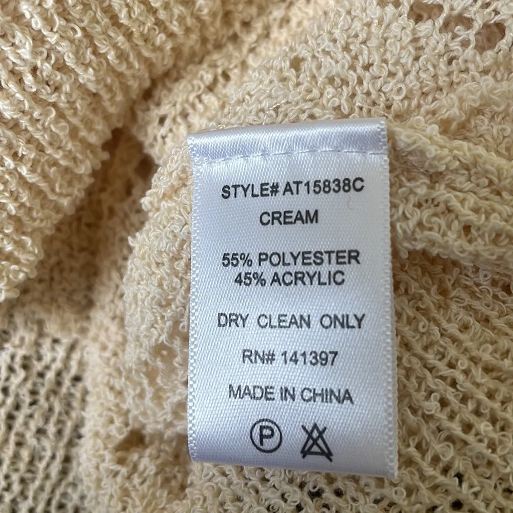 ASTR the label top woman’s cream long sleeve shirt tunic NWT sz medium - Image 41