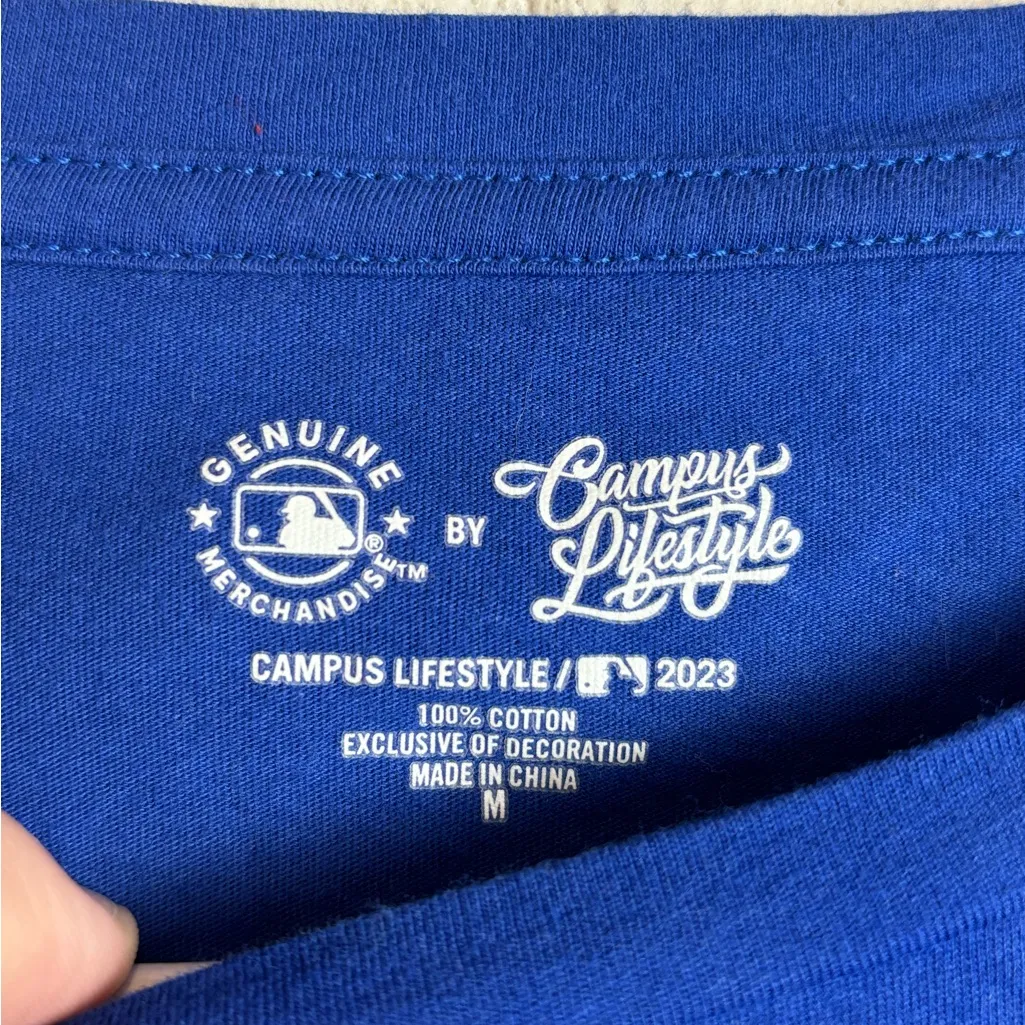 Genuine Merchandise by Campus Lifestyle Woman’s Chicago Cubs Short Sleeve Shirt - Image 4