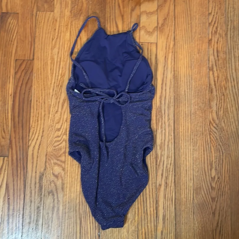 NWOT Andie Swim The Lanai One Piece Cosmic Sparkly‎ Blue Size S - Image 2