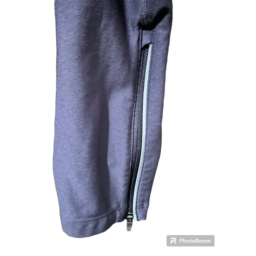 Nike Running Dri-Fit Purple Gray Pink Leggings Size Medium Zipper Pocket - Image 5