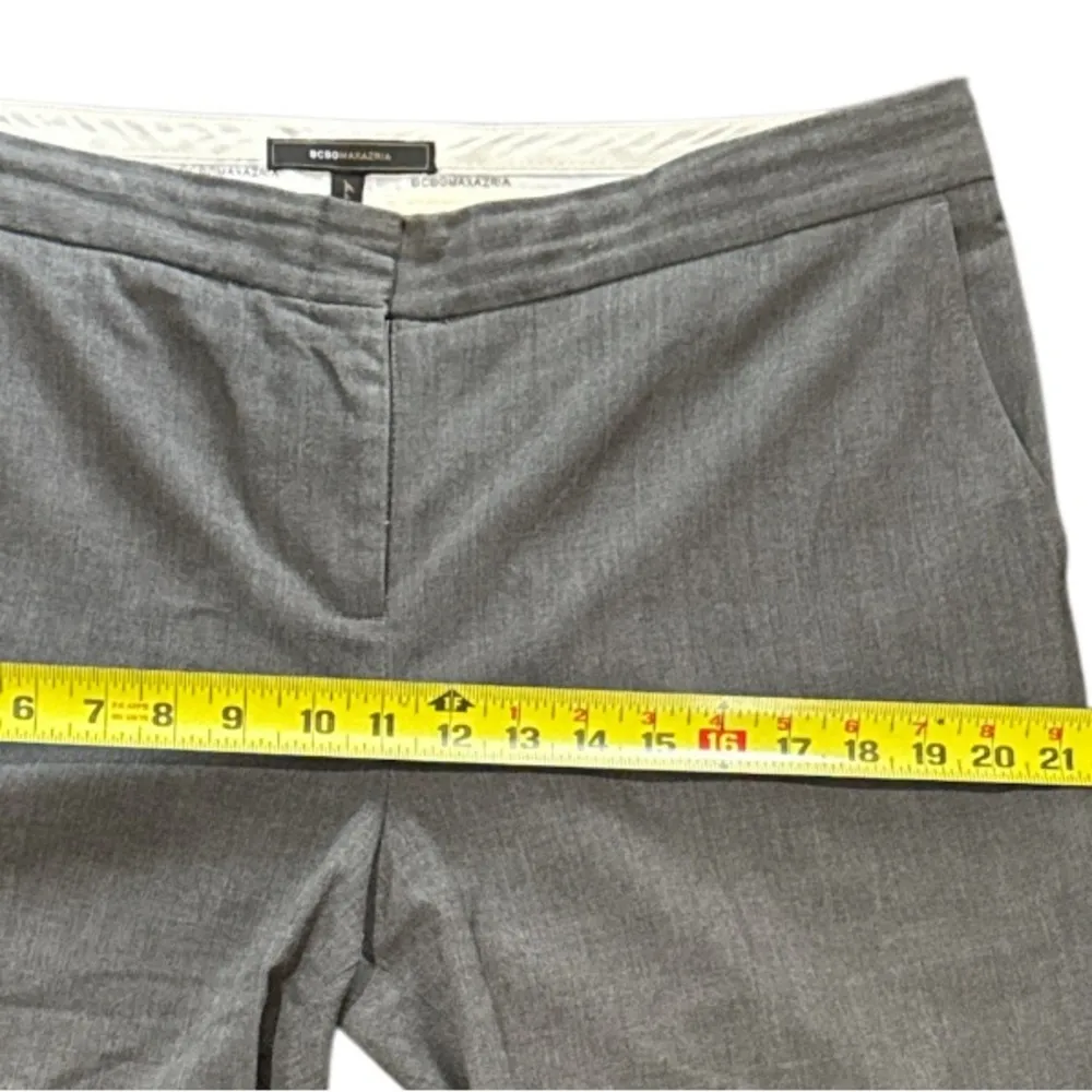 BCBGMaxAzria Gray Wide Leg Trousers - Image 6